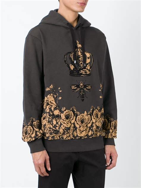 dolce gabbana hoodie men|dolce and gabbana crown hoodie.